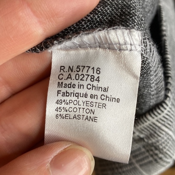 Papillon Grey Pull Over Collared Dress with Pockets Size L - Picture 16 of 17